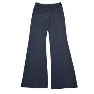 My Bajee Collection Pants Womens S Gray Bootcut Button Zip Mid Rise Dress Pants